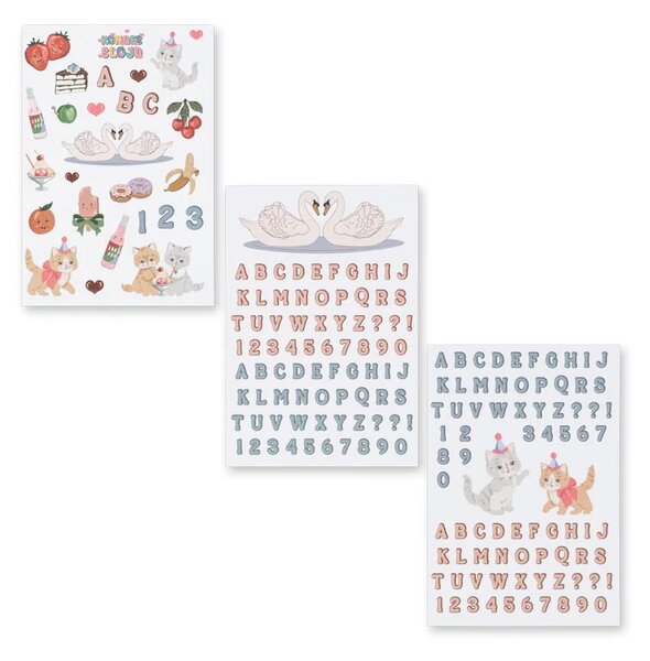 Samolepky Back to School / Swan – 3 archy