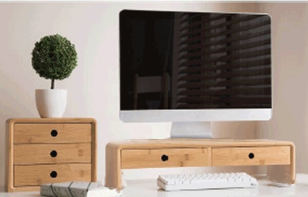 Podstavec pod monitor Elario 2 (bambus +přírodní)