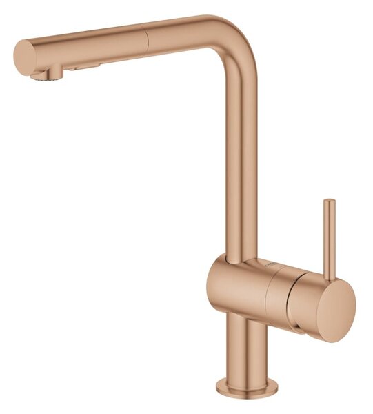 Dřezová baterie Grohe Minta s otočným ramínkem kartáčovaný Cool Sunrise 30274GN0