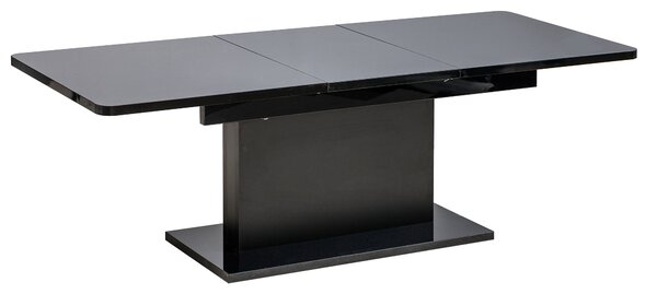 Jídelní stůl Otha (leskla černá). Akce -20%