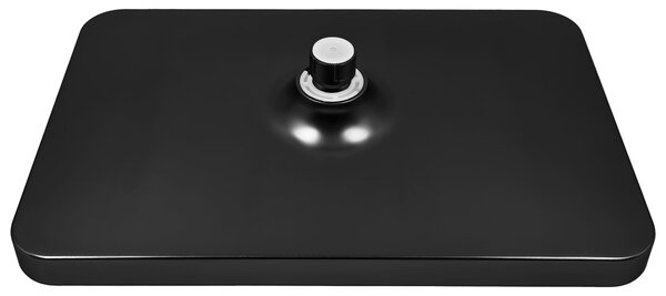 Rea Rea, obdélníková dešťová sprcha 380x210 mm, JS-032, černá matná, REA-P0393