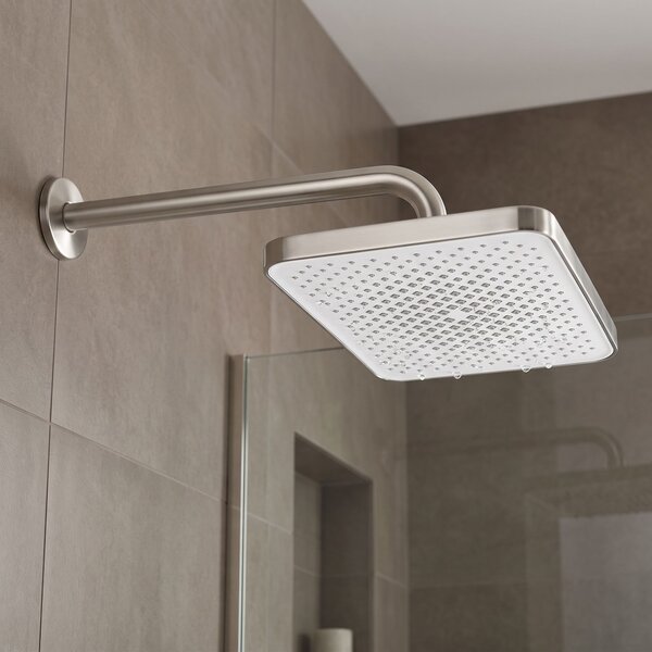 Rea Rea, obdélníková dešťová sprcha 380x210 mm, JS-032, broušená ocel, REA-P0394