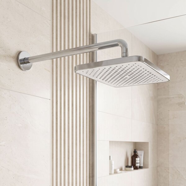 Rea Rea, obdélníková dešťová sprcha 380x210 mm, JS-032, chromová, REA-P0392
