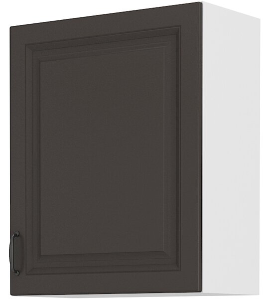 Horní kuchyňská skříňka Sheila 60 G 72 1F (bílá + grafit)