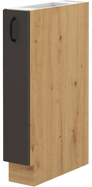 Dolní skříňka na koš Sheila 15 D CARGO BB (dub artisan + grafit)