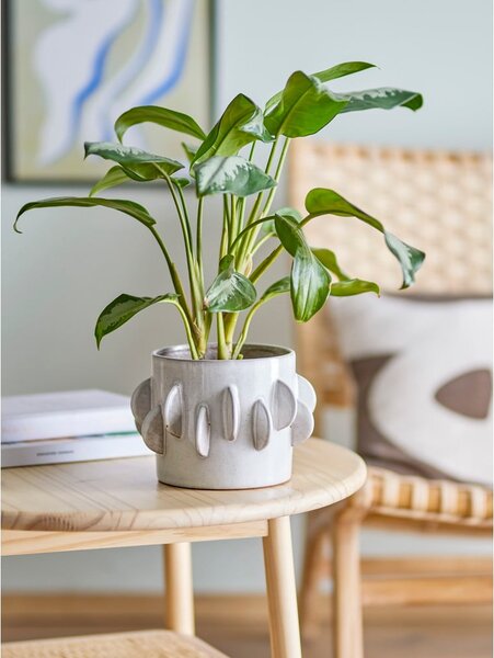 Kameninový obal na květináč ø 18 cm Roza – Bloomingville