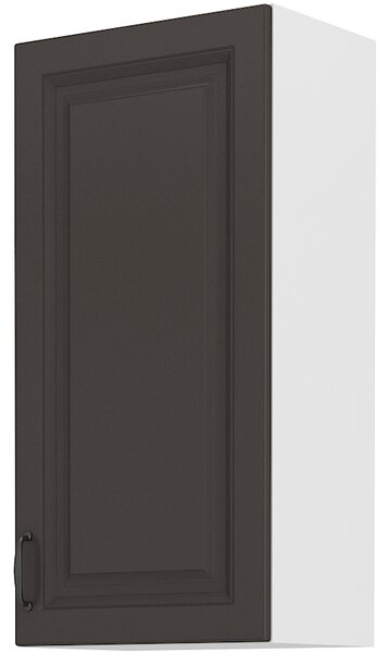 Horní kuchyňská skříňka Sheila 45 G 90 1F (bílá + grafit)