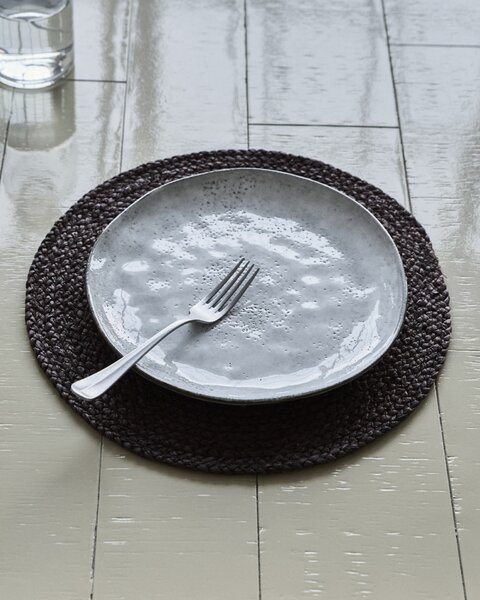 Prostírání z kukuřičného šustí Circle Chocolate – set 4 ks