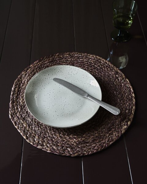 Prostírání z kukuřičného šustí Circle Rose Taupe – set 4 ks