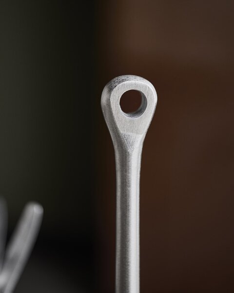 Stojan na kuchyňské utěrky Eden Brushed Silver Finish