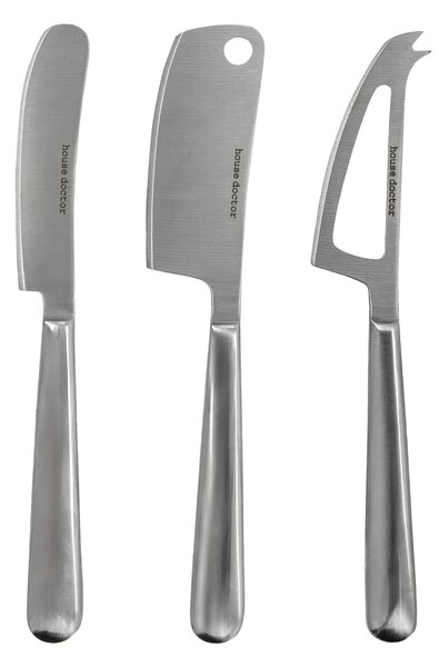 Sada nožů na sýr Silver – set 3 ks
