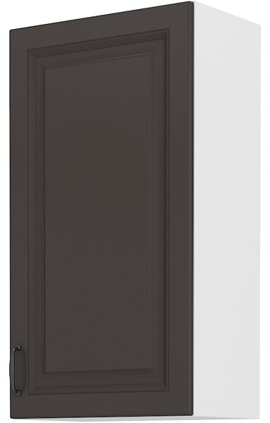 Horní kuchyňská skříňka Sheila 50 G 90 1F (bílá + grafit)