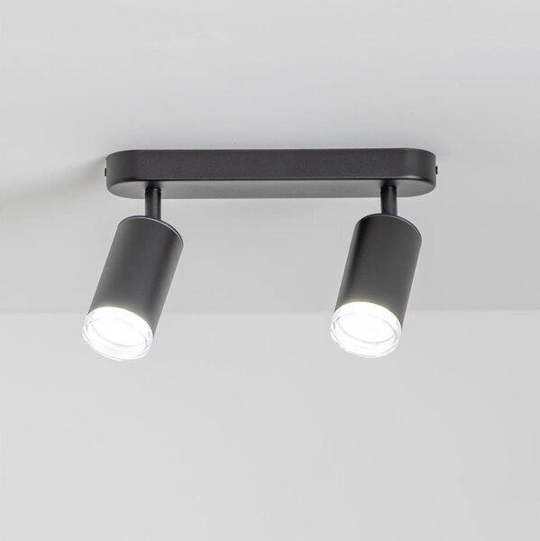 Brilagi - Koupelnové bodové svítidlo SELE 2xGU10/30W/230V IP44 černá