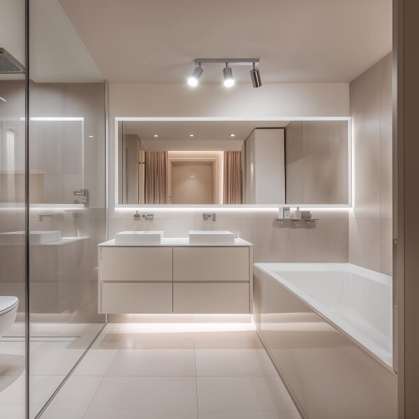 Brilagi - Koupelnové bodové svítidlo SELE 3xGU10/30W/230V IP44 lesklý chrom