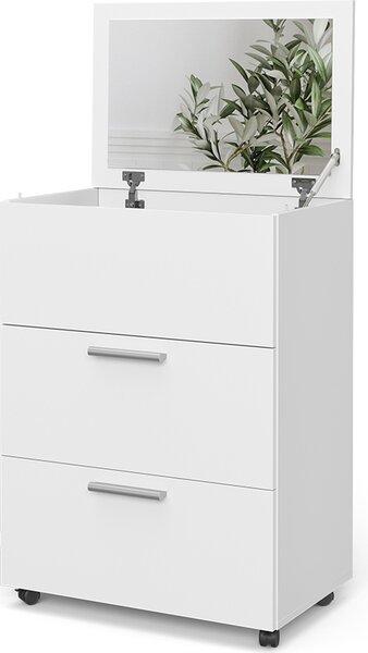 Toaletní stolek Vicco Hanna Bílá 65.8 cm se 2 zásuvkami, Model 41510