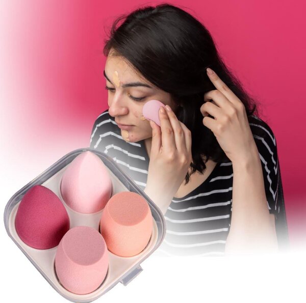 Houbičky na make-up 4 ks