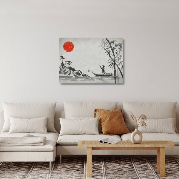 Skleněný obraz - Hora Fuji (70x50 cm)