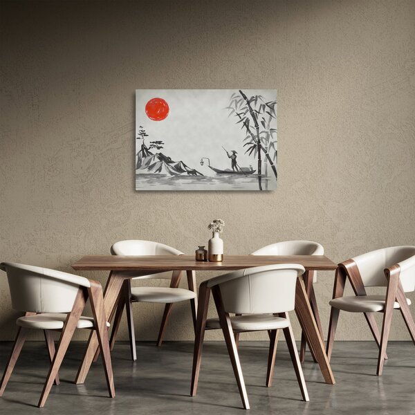 Skleněný obraz - Hora Fuji (70x50 cm)