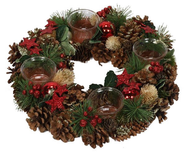Adventní věnec, svícen na 4 svíčky, Ø 34 cm