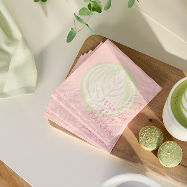 Papírové ubrousky I like you very Matcha – set 20 ks