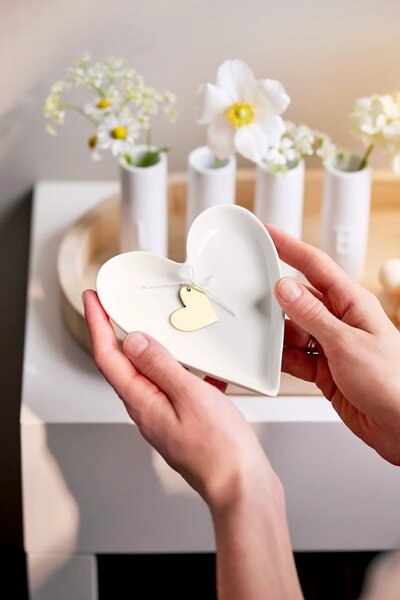 Porcelánový talířek se srdíčkem Heart