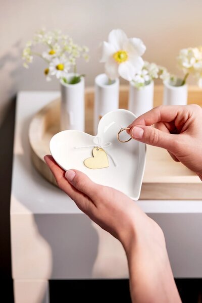 Porcelánový talířek se srdíčkem Heart