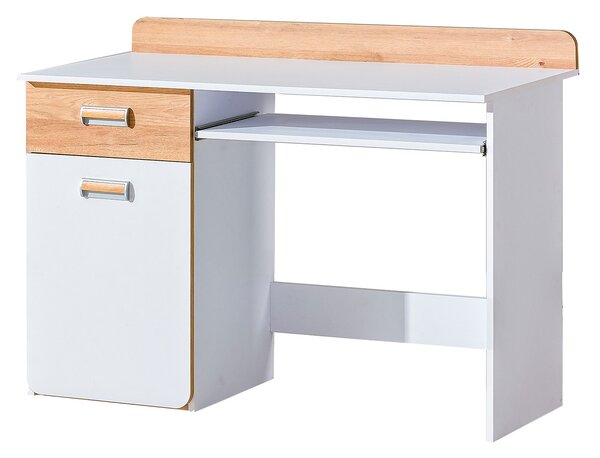 PC stolek Lavendon L10 (dub nash + bilá). Akce -16%