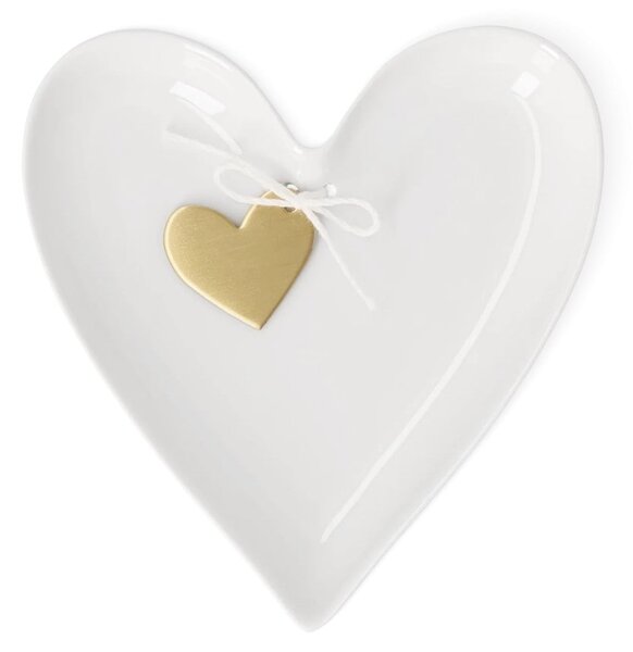 Porcelánový talířek se srdíčkem Heart