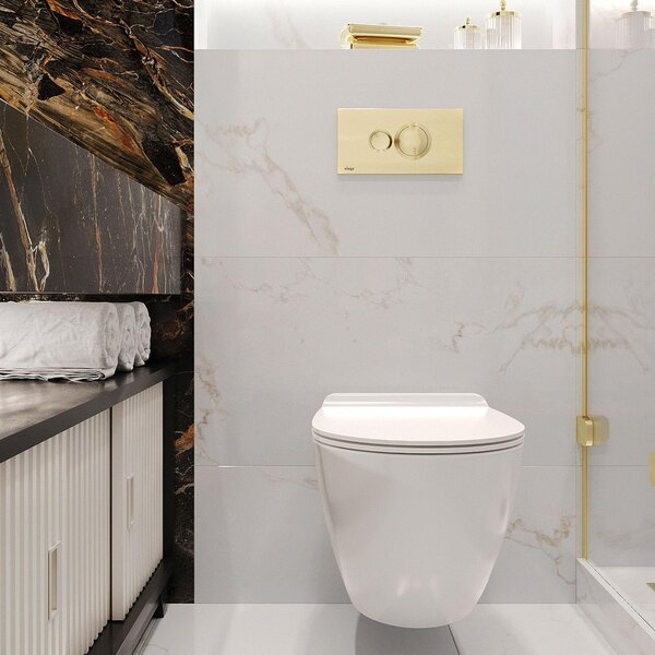 Závesné WC Misa Rea CARTER Slim White