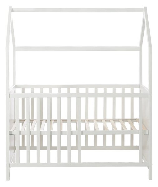 Bílá postýlka 60x120 cm – Roba