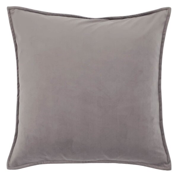 Sametový povlak na polštář Aix Thunder Grey 50 × 50 cm