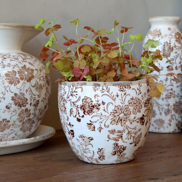 Obal na květiny Floral Motif Ø 11 cm