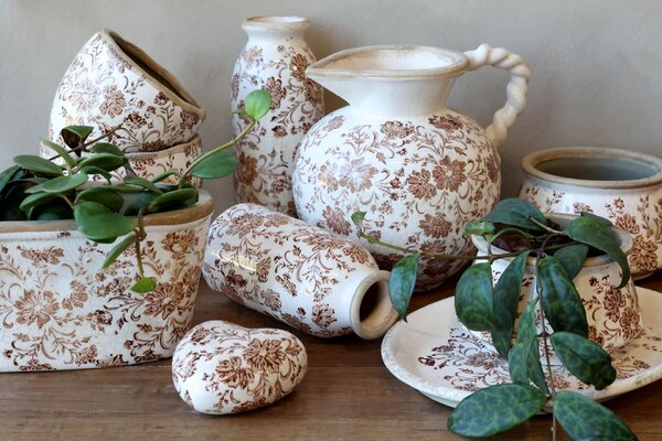 Obal na květiny Floral Motif Ø 11 cm