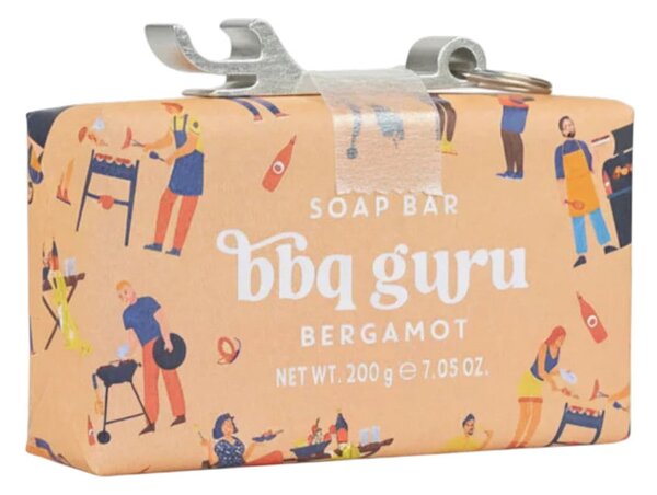 Tuhé mýdlo pro muže BBQ Guru + otvírák lahví 200 g
