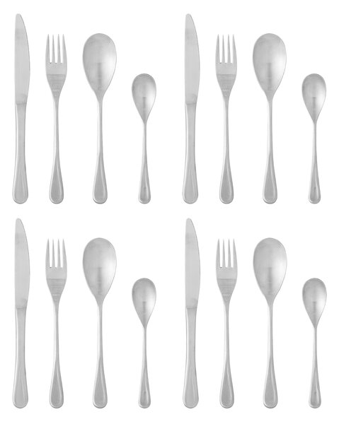 Sada příborů Elvera Silver – set 16 ks