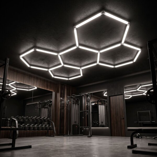 Toolight Toolight, LED stropní svítidlo HEXAGON 5 modulů, JNH051-H, bílá, OSW-56243