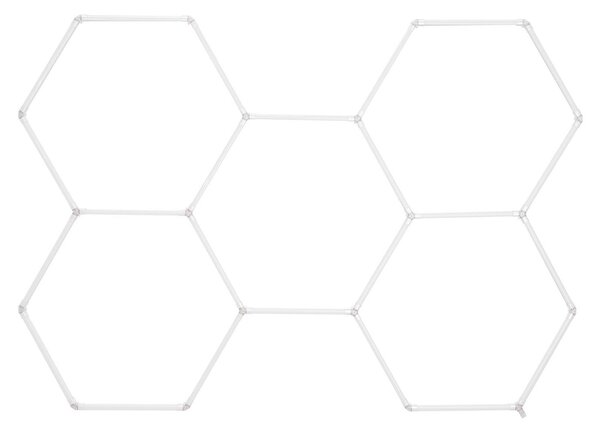 Toolight Toolight, LED stropní svítidlo HEXAGON 5 modulů, JNH051-H, bílá, OSW-56243