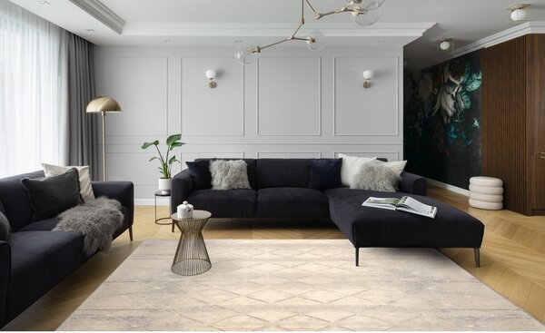 Krémový vlněný koberec 200x300 cm Colette – Agnella