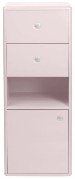 Růžová lakovaná koupelnová skříňka Tom Tailor Color Bath 100 x 40 cm