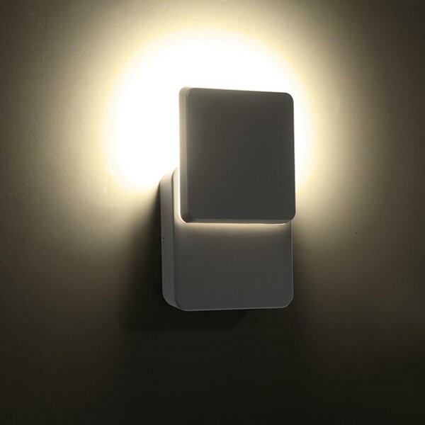 ACA Lighting LED SMD venkovní nástěnné svítidlo 12W 650LM 110d 230V AC 3.000K tmavá šedá CRI80 IP54 30.000hod LG5031