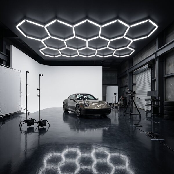 Toolight Toolight, LED stropní svítidlo HEXAGON, JNH052-H, bílá, OSW-56244