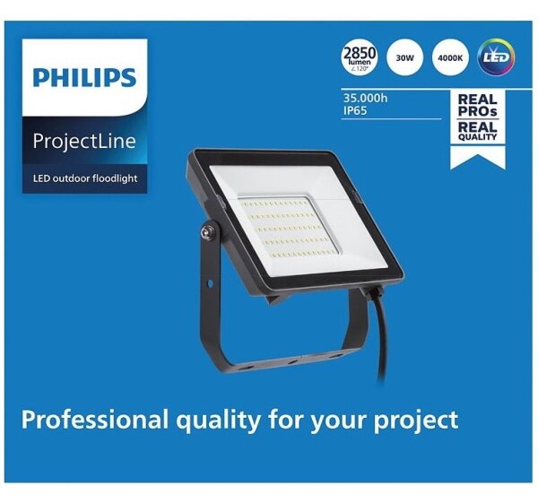 Philips - LED Venkovní reflektor PROJECTLINE LED/30W/230V IP65 4000K