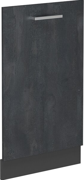 Čelní panel myčky Vicco R-Line Černý beton 45 cm bez pracovní desky, Model 54529