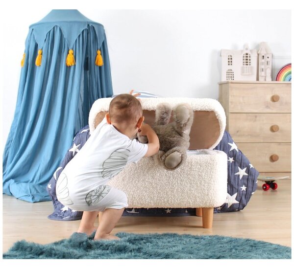 Bílá dětská lavice Moouv – Hanah Home