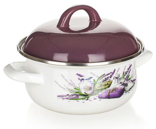 Smaltovaný kastrol BANQUET Lavender