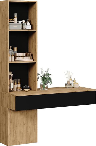 Toaletní stolek Vicco Melora Dub/černá 100 cm, Model 57982