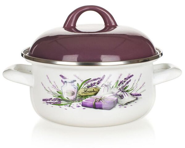 Smaltovaný kastrol BANQUET Lavender