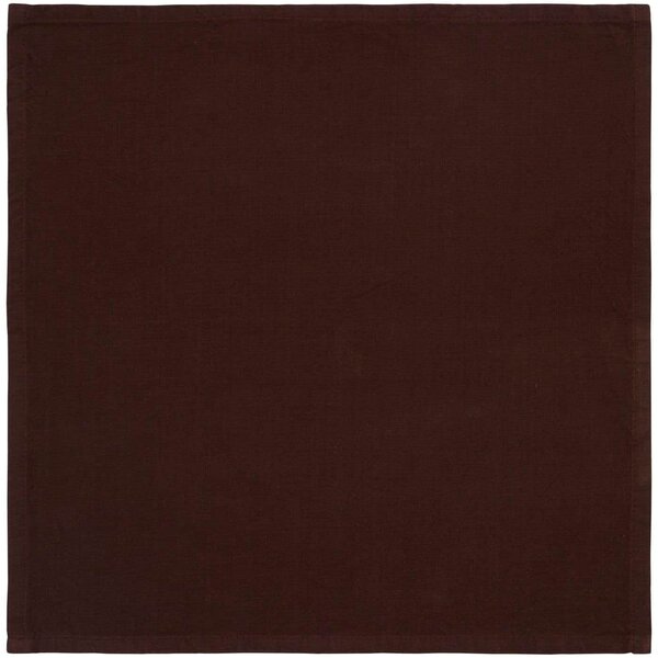 Bavlněný ubrousek Elin Plain Brown 40 × 40 cm