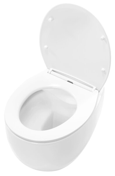 Závěsná WC Misa Rea LARS Duroplast White