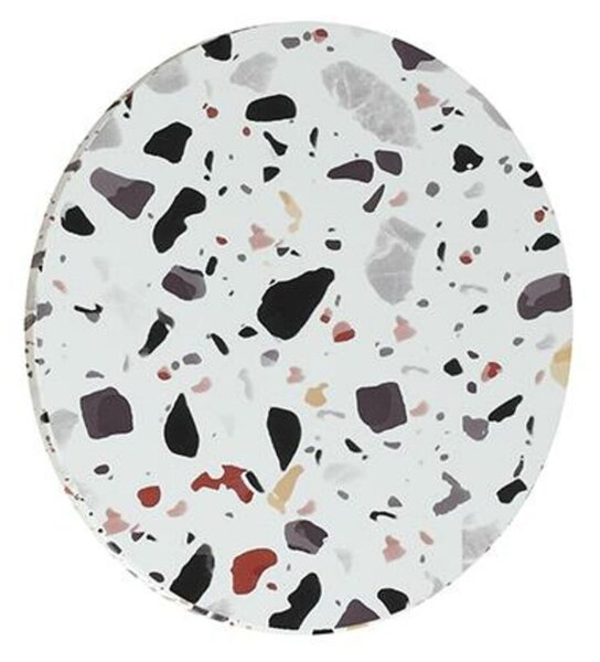 ACA Lighting nástěnné svítidlo LED 5W 3000K 400LM terrazzo MDF kruh D14XH3,6CM ECLIPSE ZM1705LEDWT